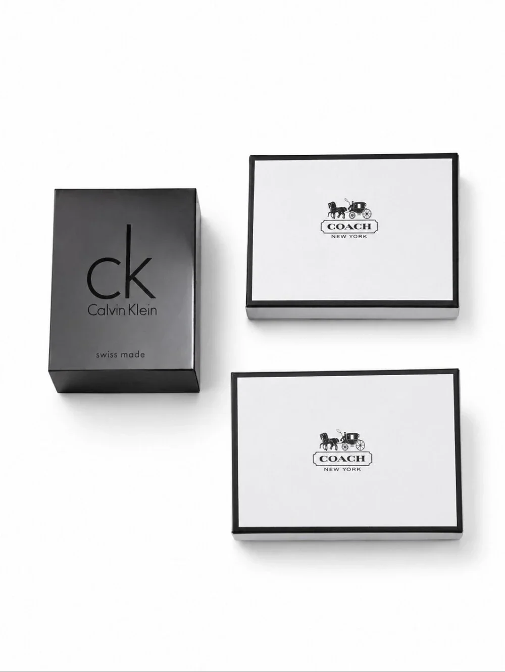 Set of 3 Empty Boxes - Coach &Calvin Klein